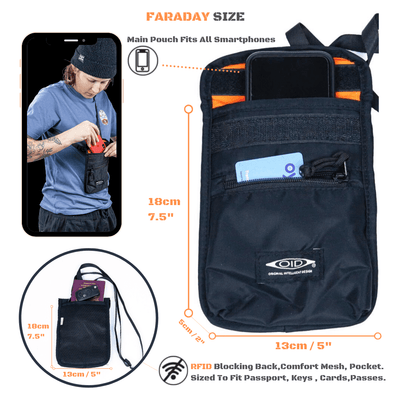 Faraday Neck Pouch Travel Bag